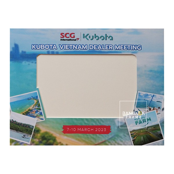 กรอบรูปกระดาษแข็ง-พิมพ์สี-กรอบกระดาษ-custom paper frame